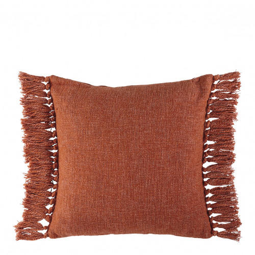 PAULA Cushion Cover in Iridescent Velvet - Burnt Orange - 50 x 50 cm