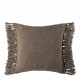 Housse de coussin PAULA en velours irisé - Taupe - 50 x 50 cm