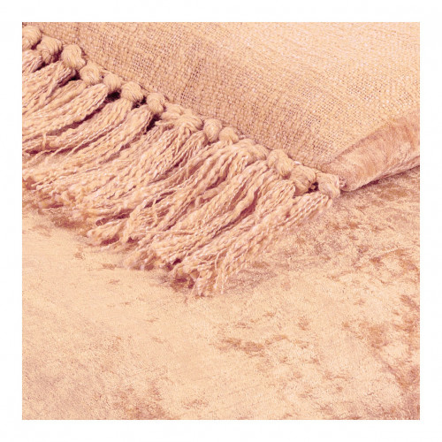 Futon PAULA en velours irisé - 180 x 80 cm - Rose