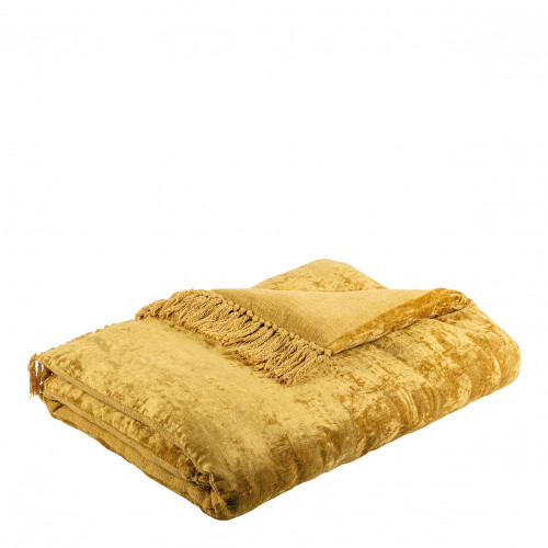 Futon PAULA en velours irisé - 180 x 80 cm - Bronze