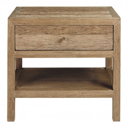 MARCELLE Light Oak Nightstand