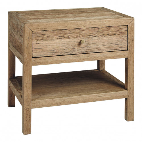 MARCELLE Light Oak Nightstand