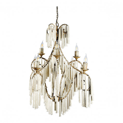 ANASTASIA Metal and Bead Pendant Light