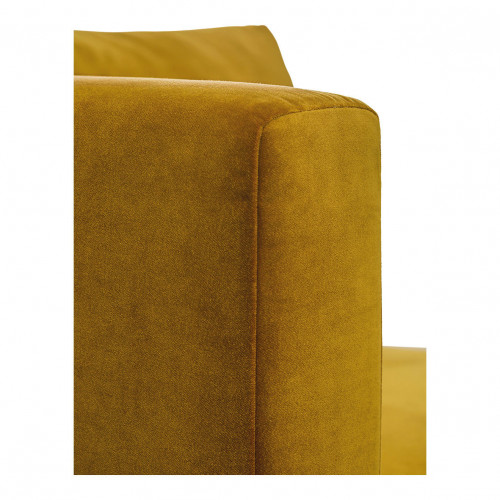 LOU sofa in velvet - Saffron - Left module