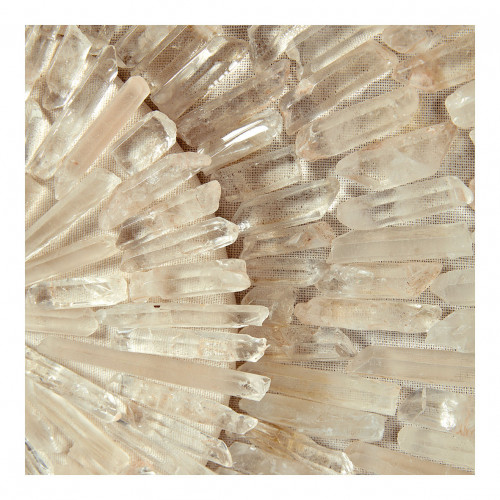 ROSETTE wall decoration in stone - Ecru