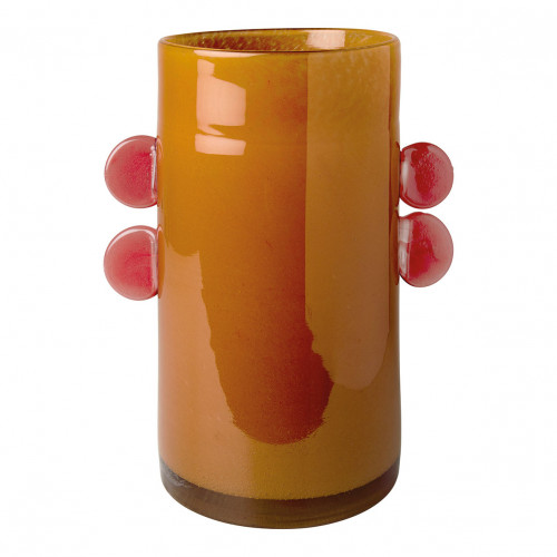 Vase PIPA en verre - Orange