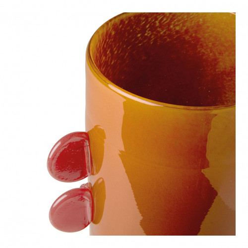 PIPA Vase in Glass - Orange