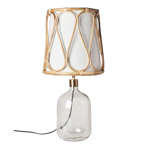 SUZANNE Lamp Base in Transparent Glass