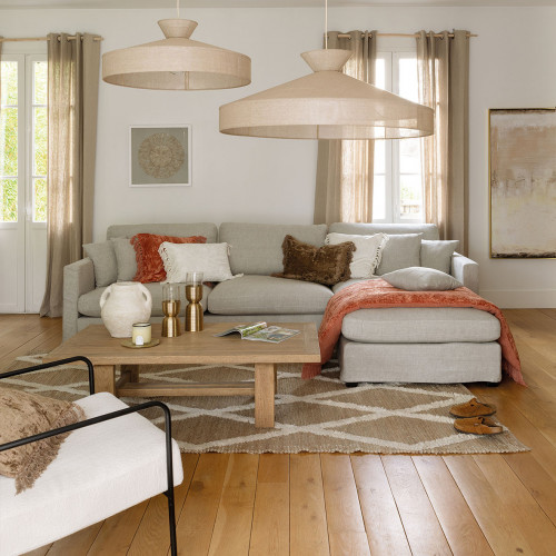 PAULA Futon in Iridescent Velvet - 180 x 80 cm - Burnt Orange