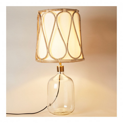 SUZANNE Lamp Base in Transparent Glass