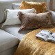 Futon PAULA en velours irisé - 180 x 80 cm - Bronze