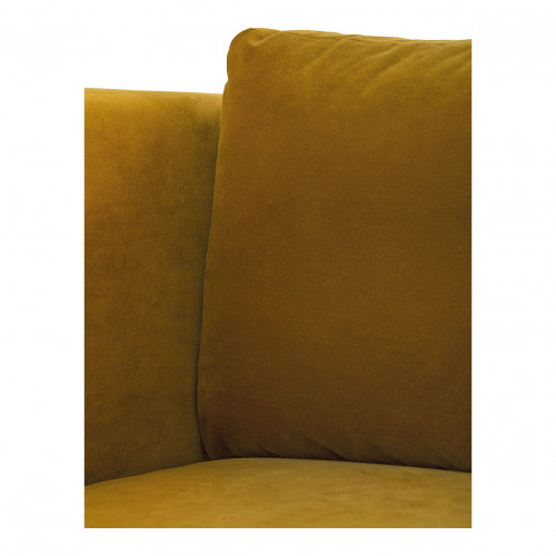 LOU Sofa in cotton velvet - 3 modules - W. 297 cm - Saffron