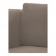 Canapé LOU en velours de coton - 3 modules - L. 336 cm - Taupe