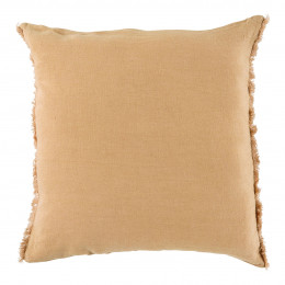 CHLOÉ Cushion Cover in Washed Linen - Apricot - 50 x 50 cm