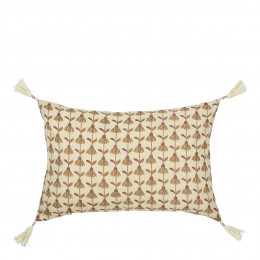 Housse de coussin DAPHNÉ en coton - Beige - 60 x 40 cm