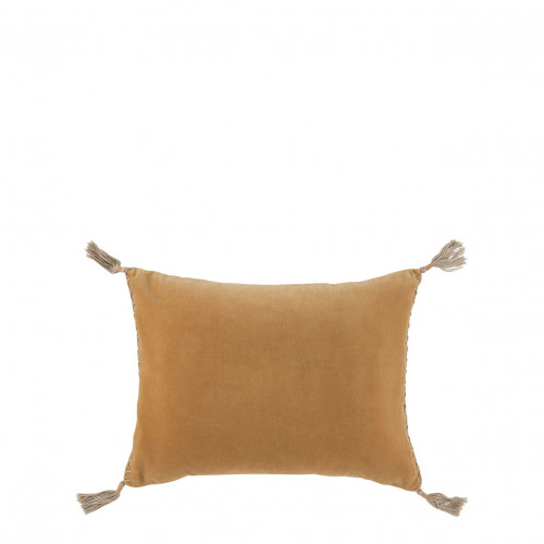 Housse de coussin MATTÉO en velours de coton - Abricot - 30 x 40 cm