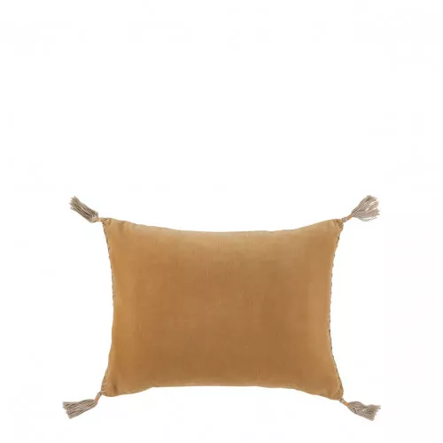 Housse de coussin MATTÉO en velours de coton - Abricot - 30 x 40 cm