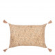 Housse de coussin SOLINA en coton - Rose - 60 x 40 cm