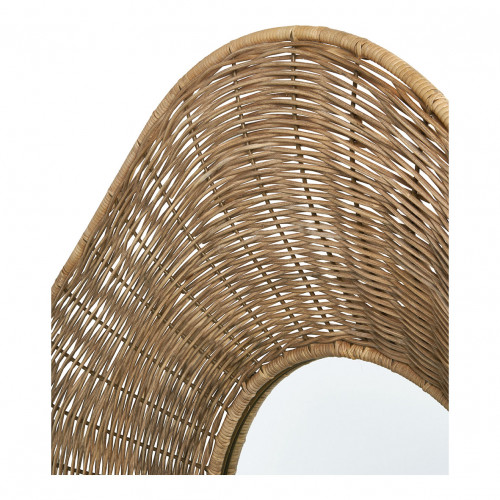 ISIS Mirror in rattan and metal - H. 100 cm