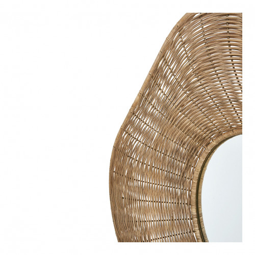 ISIS Mirror in rattan and metal - H. 100 cm