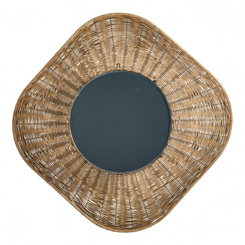 ISIS Mirror in rattan and metal - H. 100 cm