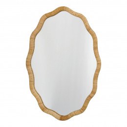 Miroir LOLA en rotin - H. 90 cm
