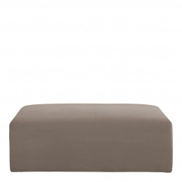 Pouf LOU en velours de coton pour canapé LOU - Taupe