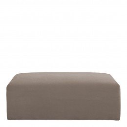 Pouf LOU en velours de coton pour canapé LOU - Taupe