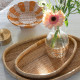 Set de 3 plateaux GALIA en rotin