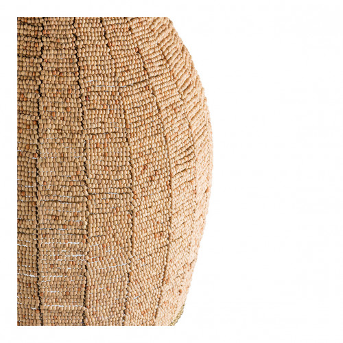 Suspension GAYA en perles en bois - Naturel et doré - ø 47 cm Suspension GAYA en perles en bois - Naturel et doré - ø 47 cm