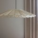 Suspension MARGUERITE en jute blanche et métal - ø 90 cm