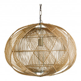 NAKISHA pendant light in rattan - ø 65 x 48 cm