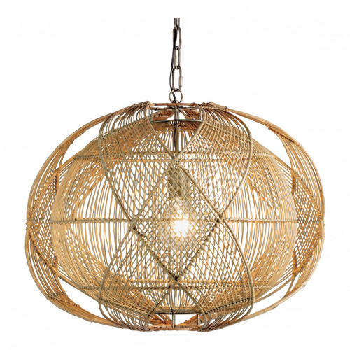NAKISHA pendant light in rattan - ø 65 x 48 cm