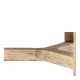 Table basse BAO orme recyclé - Grand modèle - ø 105 cm - Naturel