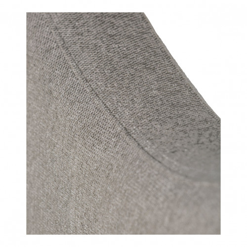 Tête de lit SÉRÉNA en tissu - Gris - 181 x 11 x 122 cm