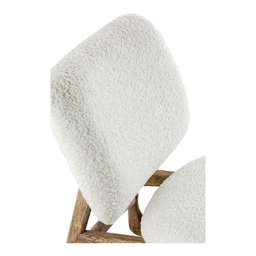Fauteuil LINA en bouclette - Crème Fauteuil LINA en bouclette - Crème