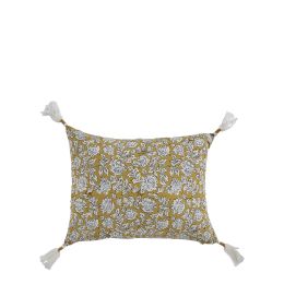 Housse de coussin ÉDEN en coton - Safran - 30 x 40 cm