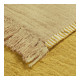 Plaid SIMÉON en coton et fibres de bambou - 130 x 170 cm - Safran