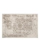 Tapis DAVIO en coton et jute - Kaki et blanc - 200 x 300 cm