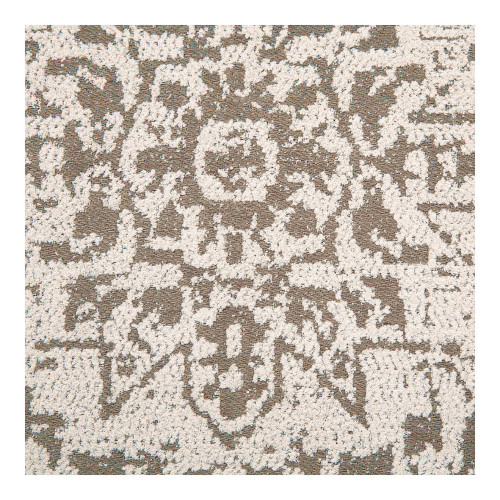 Tapis DAVIO en coton et jute - Kaki et blanc - 200 x 300 cm