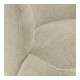 Fauteuil tournant LISETTE en tissu velours marbré - Dune
