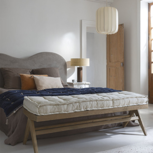 CALYPSO Pendant Light in Silk Finish Fabric - ø 45 cm