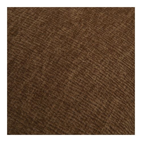 Canapé LISETTE en tissu velours marbré - Tabac