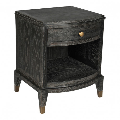 INÈS espresso bedside table