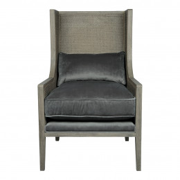 Fauteuil NILES gris foncé