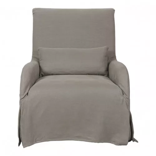 Fauteuil LÉA taupe