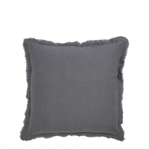 Coussin LÉA lin - Gris