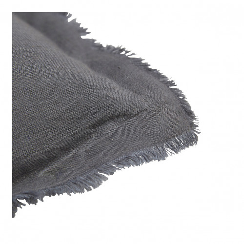 LÉA Linen Cushion - Grey