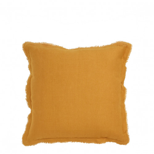 LÉA Linen Cushion - Saffron