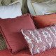 Coussin LÉA lin - Sienne